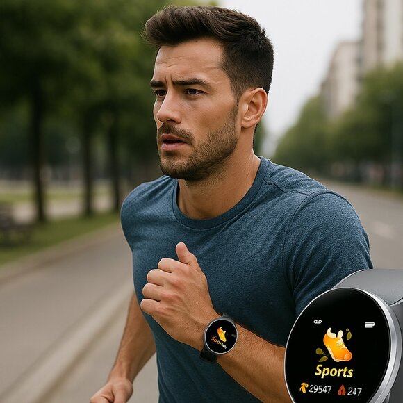 Smart and Stylish Sports Watch-heart rate-  blood pressure -step counter-distanc - Picture 8 of 10